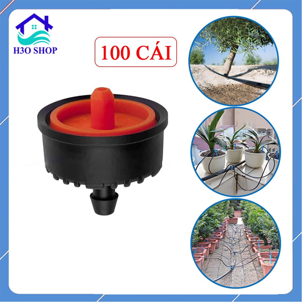 100 cái - Đầu tưới nhỏ giọt bù áp Rivulis Israel - Hàng Cao Cấp