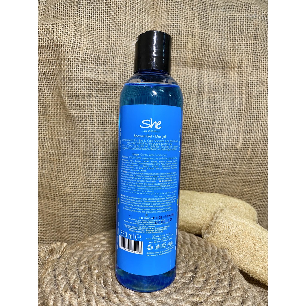 Ảnh Sữa Tắm Nước Hoa Hương Thơm Tươi Mới, Mềm Mịn Hunca 700ml (2 chai) 2