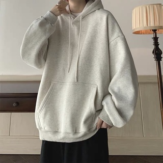 Áo Hoodie trơn basic nam nữ unisex form rộng mặc cực đẹp, chất nỉ cotton Hàn cao cấp hợp mọi thời đại