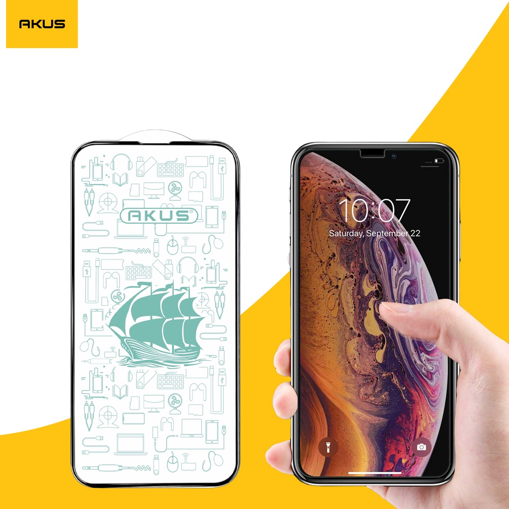 Mô tả Kính cường lực 3D AKUS full màn hình dành cho iphone - Hàng chính hãng - 5