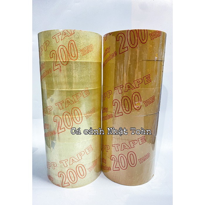CUỘN BĂNG KEO 200 YARD HÀNG DÀY DÍNH DAI 1 CÂY 6 CUỘN