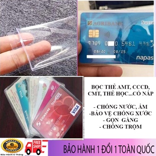 Combo 10 Vỏ Bọc Căn Cước Công Dân ATM Và tất cả các loại giấy tờ cá nhân - Bọc thẻ, bọc căn cước, bao nilon