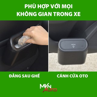 Thùng Rác Mini Để Trên Ô Tô – Thùng Rác Treo Trên Xe – Hộp Đựng Đồ Chuyên Dụng – Mvn Auto