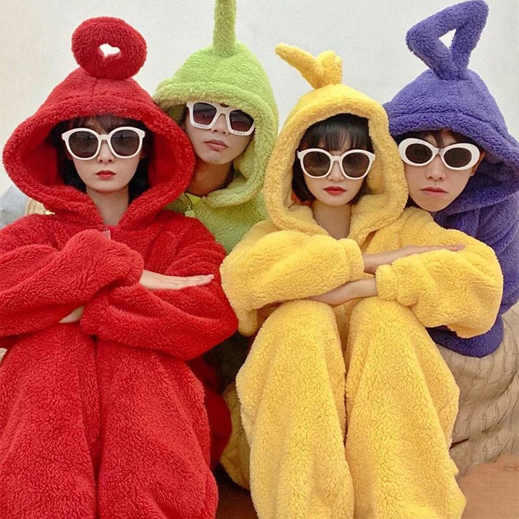 Trang phục hóa trang Teletubbies cho Halloween và biểu diễn - Dipsey, Laa, Tinky Winky dễ thương