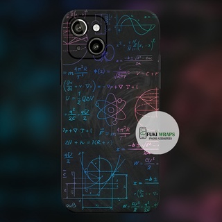 Tấm dán Skin Mặt Sau Toán Học FULL VIỀN Dành Cho 13prm , 12prm , 11prm , x, xsm , ip11 , ip12 , ip13 - FukiShop