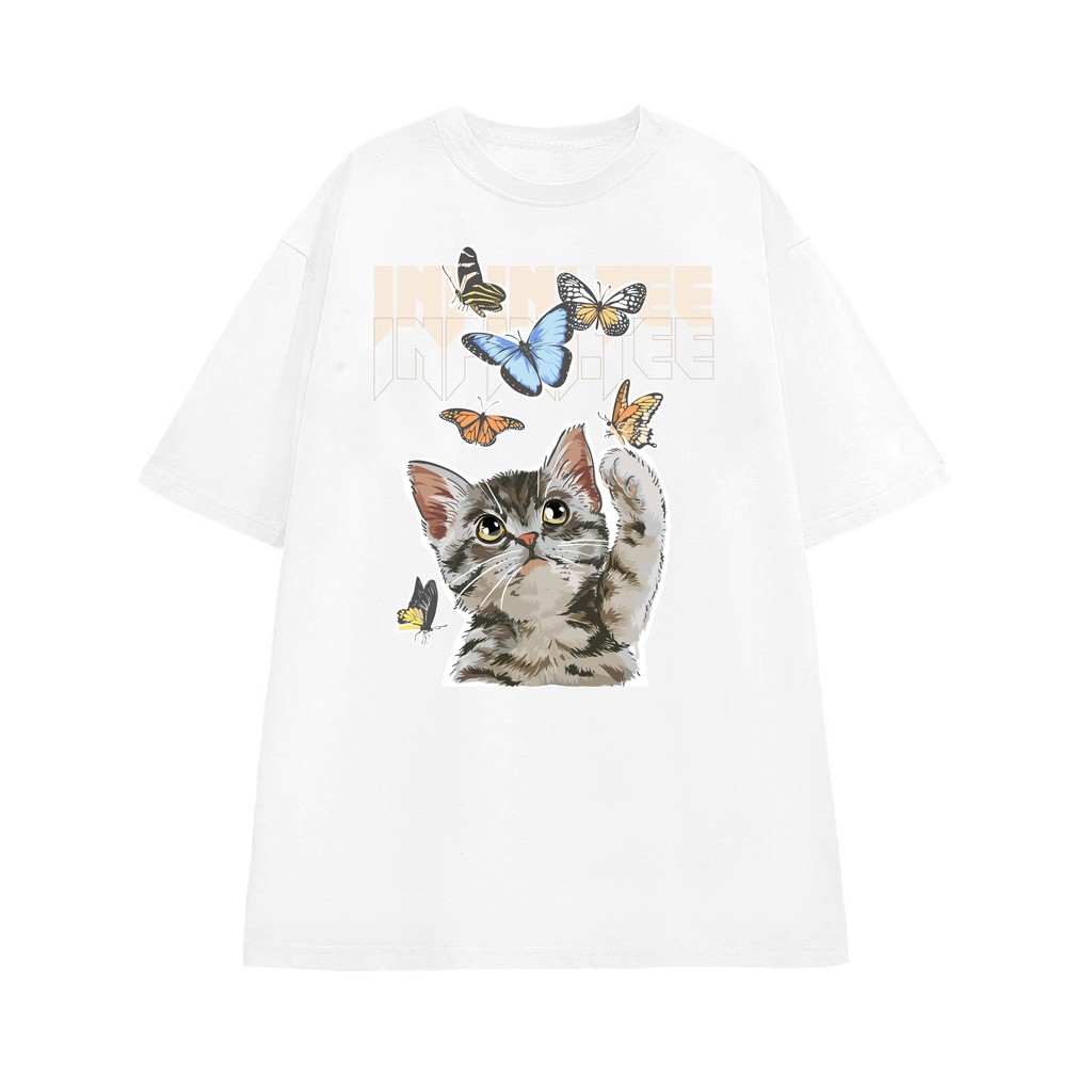 Áo thun INFINITEE Fni0859, Thun 100% Cotton - form rộng Unisex.