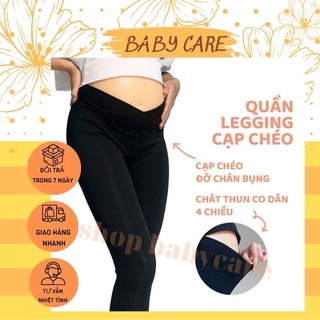Chất Đẹp M96 ] Quần Bầu Letging Cạp Chéo Dáng Dài Co Dãn 4 Chiều - Quần  Công Sở Cao Cấp Cho Bà Bầu Đi Làm Đi Chơi | Shopee Việt Nam