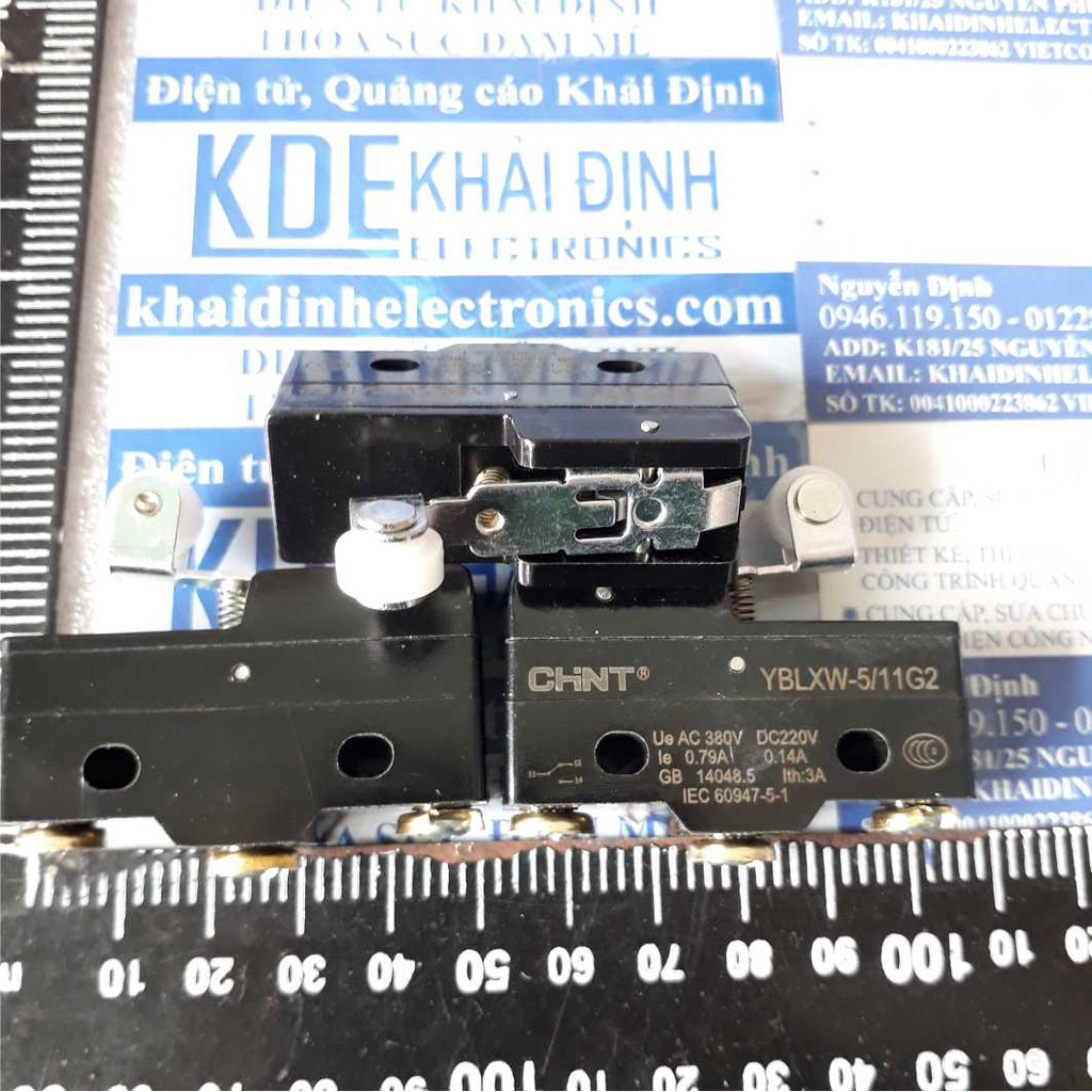 CÔNG TẮC HÀNH TRÌNH, MICRO SWITCH CHINT 3A 220VDC/380VAC YBLXW-5/11G2 ...