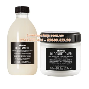 Combo gội xả - Davines OI hoàn mỹ - Mang đến cho tóc mềm, bóng và chắc khỏe (250ml)