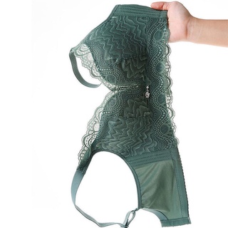 Bộ Áo Lót Nâng Ngực + Quần Lót Ren Mềm Mại Không Gọng Quyến Rũ Cho Nữ 32-38AB 34-40C