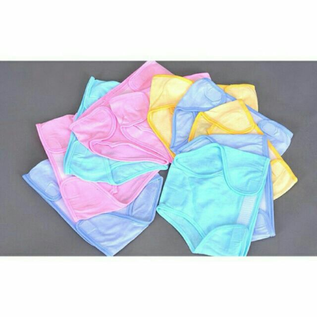(MS 432) Compo 3 Quần đóng bỉm sơ sinh chất liệu 100% cotton size 1,2,3 cho bé 3 đến 8 kg