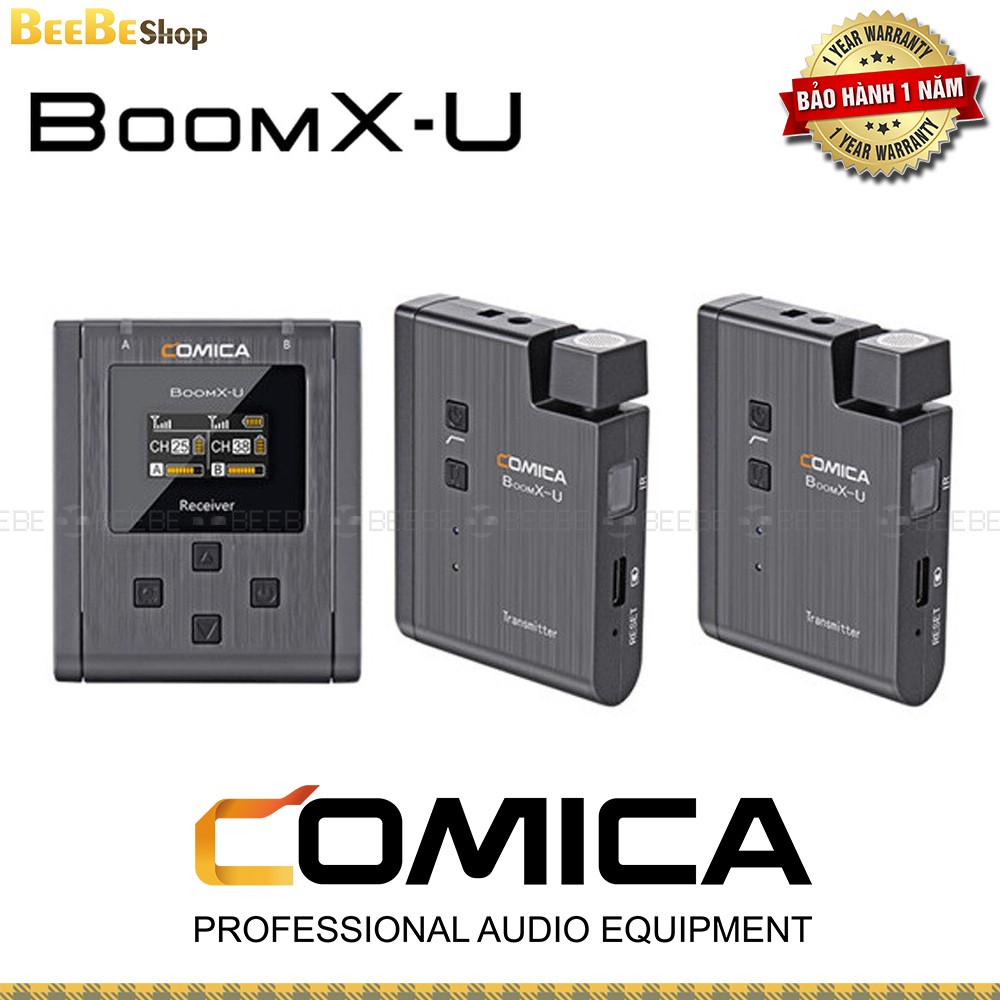 COMICA BoomX-U U2 - Micro Không Dây UHF Đa Năng, Dùng Cho Quay Phim ...