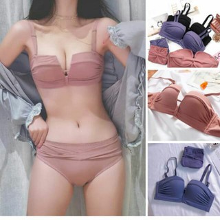 Bộ đồ lót không gọng đúc su quả ngang siêu mềm nâng ngực siêu hot