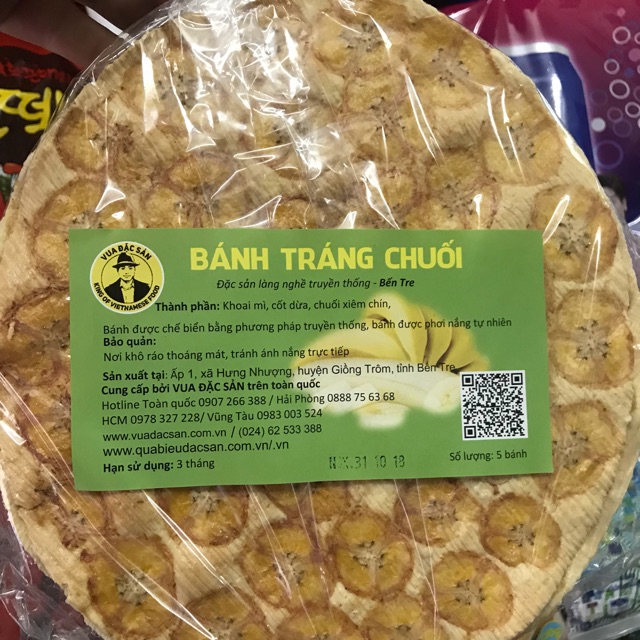 Bánh Chuối Sấy Bao Nhiêu Calo?