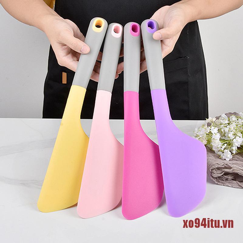Muỗng silicon chống dính cỡ lớn dùng làm bánh tiện lợi