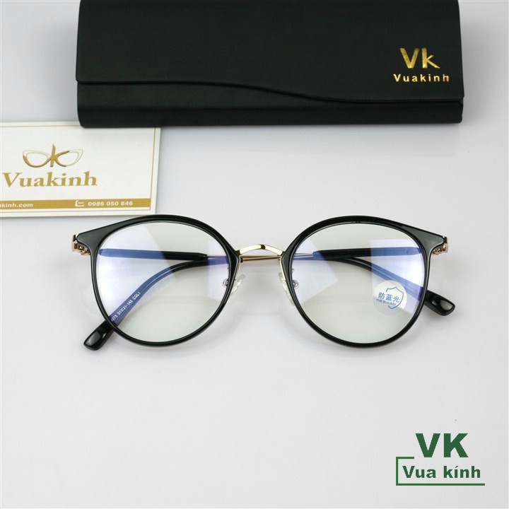 Gọng và mắt kính chống ánh sáng xanh, mắt cận có độ thời trang V173