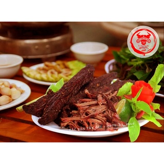 Thịt Trâu Gác Bếp Tây Bắc_ Loại 1 | Túi 500GR_Tặng Kèm Chẩm Chéo (có GPDKKD và SVATTP Đầy Đủ )