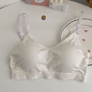 Áo bra nữ kèm mút mỏng nâng đỡ định hình ngực vải cotton thấm hút thoáng mát King Shop B-727