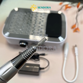 Máy mài móng tay tích điện kèm hút bụi, Máy mài nail 2in1 tích điện 80W 2in1