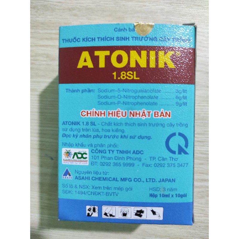 Thuốc kích thích sinh trưởng cây trồng ATONIK 1.8 SL ( 1 gói )