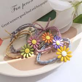 [COMBO 10] Thun Cột Tóc Cho Nữ Dễ Thương Nhiều Màu🍀FREESHIP🍀Dây Chun Cột Tóc Hoa Cúc Xinh Xắn,Phong Cách Hàn Quốc