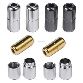 Set 2 Khóa Dây Giày Hình Viên Thuốc Bằng Kim Loại Dành Cho Người Lớn Và Trẻ Em