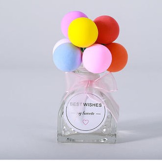 Bình bóng trang trí taplo ô tô hoặc để bàn làm việc, decor trang trí taplo ô tô