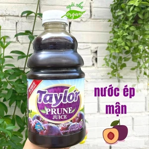 Nước ép mận nguyên chất Taylor Plunes Juice - không đường, hỗ trợ tiêu hoá, mát gan, chống táo bón