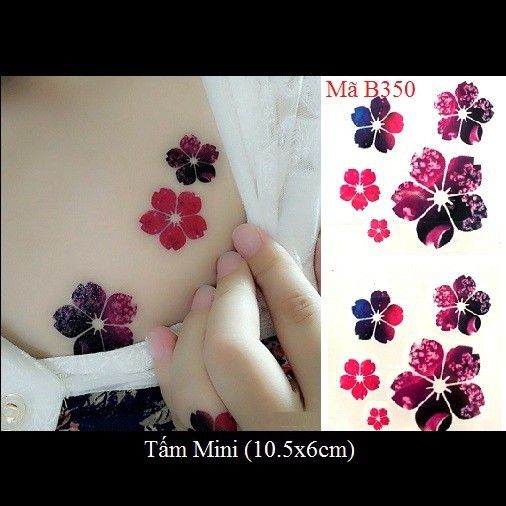 Xăm Dán Tattoo Hoa Mai B350 | Shopee Việt Nam