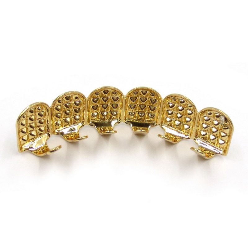 New Fshion Gold Silver Teeth Top Bottom Men Women Jewel