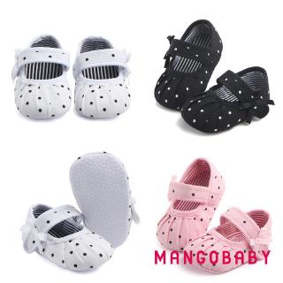 ♬Mg♪-Hot Sale Sơ Sinh Bé Gái Vải Cũi Giày Đế Mềm Chống Trơn Trượt Giày