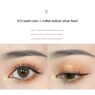 【ALIENBENSON】Bảng Phấn Mắt Hai Tông Màu Đất Màu Lì Không Thấm Nước Và Mồ Hôi Lâu Trôi 2 Màu Tùy Chọn