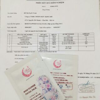 Mặt nạ Collagen hoa hồng tươi