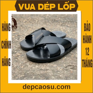 dép cao su 2 quai chéo lốp máy bay