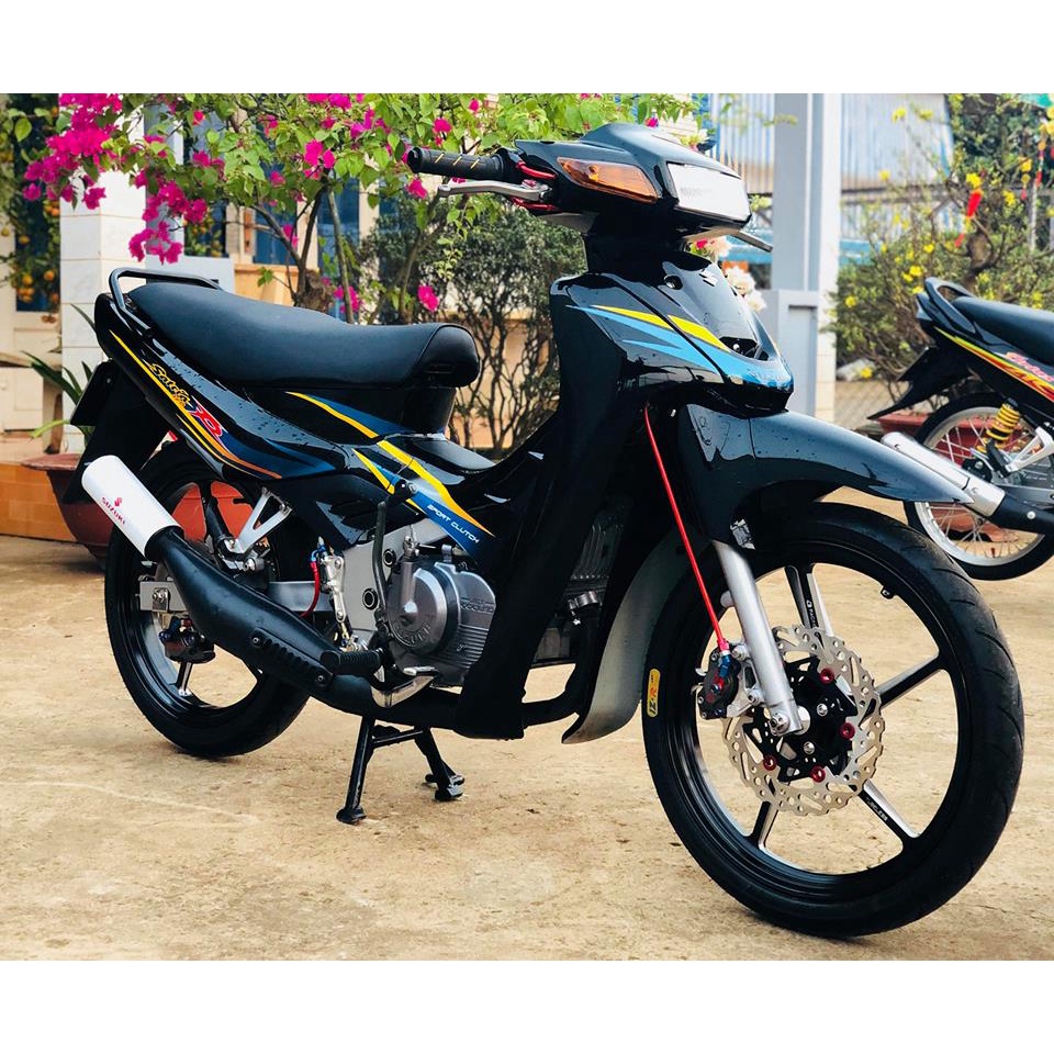 Tem Rời Suzuki Satria 2000 Đen - Tem Chuẩn Hình | Shopee Việt Nam