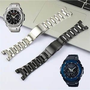 Dây đeo thép không gỉ thay thế cho Casio GST-W300/S110/S100G/W110/W100G