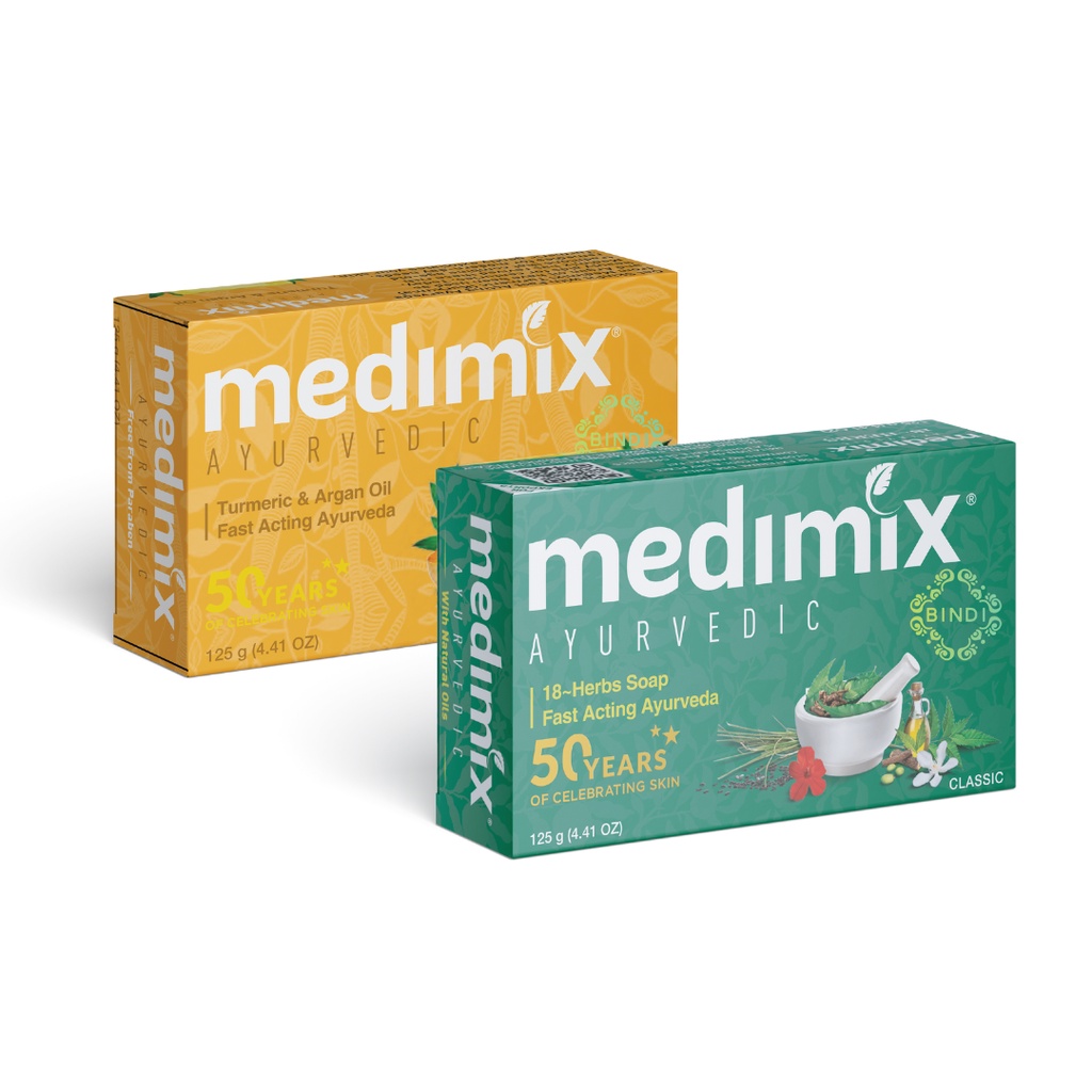 Ảnh Combo xà phòng Medimix 18 loại thảo dược 125g/bánh - Nghệ Argan 125g/bánh 2