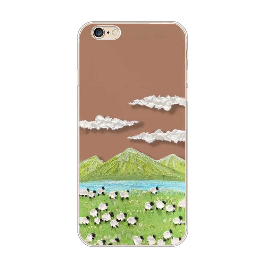 Ốp Lưng Mềm Bảo Vệ Cao Cấp Cho iphonee 4 4s 5 5s se 6 6s plus