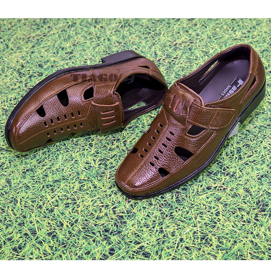 giày hè giày rọ sandal nam da bò thoáng mát 2021 | Shopee Việt Nam