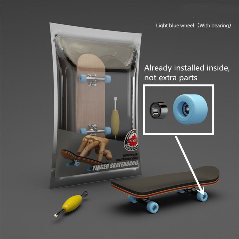 Finger SkateBoard  Fingerboard Toy Professional Stents Finger Skate Set