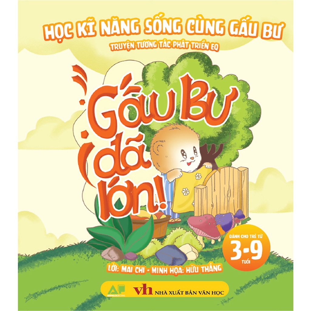 Sách - Học Kỹ năng Sống Cùng Gấu Bư - Truyện Tương Tác Phát Triển IQ và EQ Cho Trẻ và Bé (Bộ 6 Cuốn)