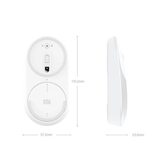 Chuột Kim Loại Di Động Xiaomi Mi 2 / Chuột Không Dây Lite Bluetooth 4.0 + 2.4GHz Nhôm Kim Loại ABS Chuột Máy Tính Văn Phòng