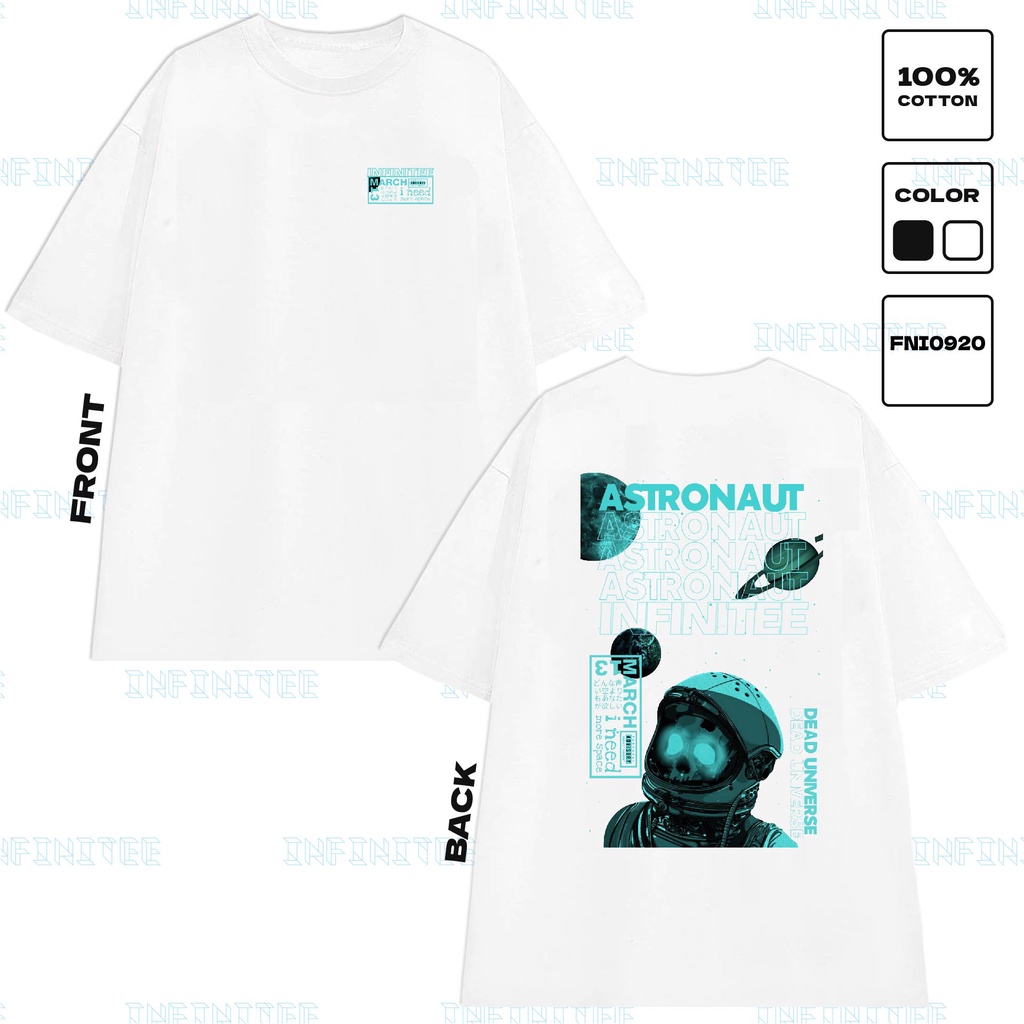 Áo thun INFINITEE Fni0920, Thun 100% Cotton - form rộng Unisex.
