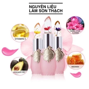 Phôi son thạch trong suốt/ Hoa Lụa/ Màu Ẩn_
