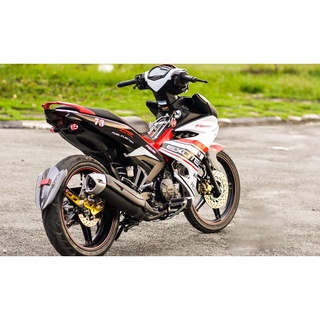 Tem trùm exciter 150 trắng đỏ đen, tem exciter 150, team trùm exciter 150, tem xe exciter 150, team trùm ex 150, team xe