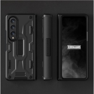 Bộ Ốp Điện Thoại + Kính Cường Lực Bảo Vệ Màn Hình Cho Galaxy Z Fold 4 Sự Bảo Vệ