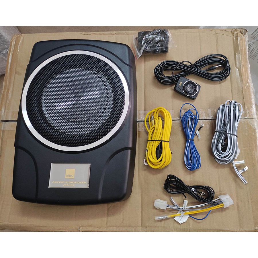 Loa Sub ô tô, Loa Sub MBQ AW - 800E 180W(90Wx2) 8'' 12A tay điều chỉnh ...