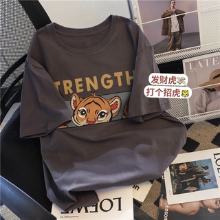 Áo thun HIIXIIVI 100% cotton tay ngắn cổ tròn in hình thời trang mùa hè phong cách Hàn Quốc 2022 dành cho nữ