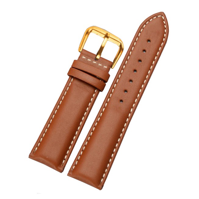 [100% Da bò thật] Dây đồng hồ da bò thật Bo-09 mẫu KHÓA CÀI size 12 14 16 18 20 22 tặng chốt lò xo | BigBuy360 - bigbuy360.vn