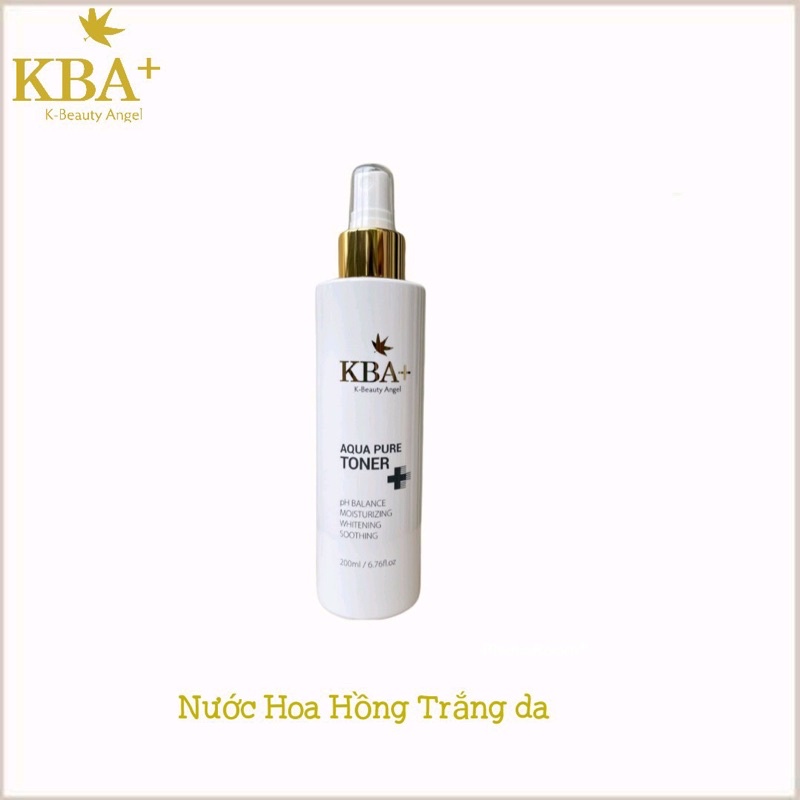 Nước Hoa Hồng Trắng Da KBA lọ 200ml